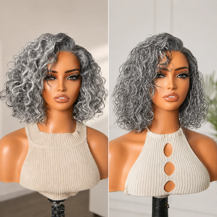 ✨ Curly Bob Wig That Looks Like A $500 Salon Makeover 🥇