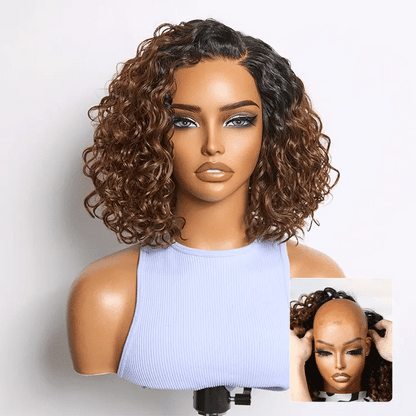 ✨ Curly Bob Wig That Looks Like A $500 Salon Makeover 🥇