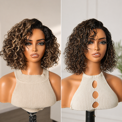 ✨ Curly Bob Wig That Looks Like A $500 Salon Makeover 🥇