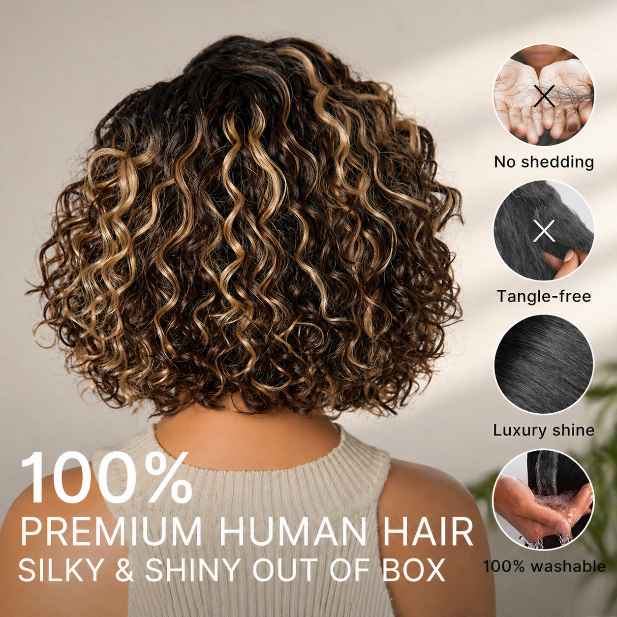 ✨ Curly Bob Wig That Looks Like A $500 Salon Makeover 🥇