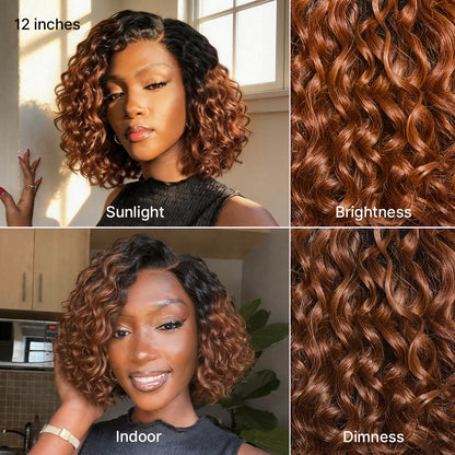 ✨ Curly Bob Wig That Looks Like A $500 Salon Makeover 🥇
