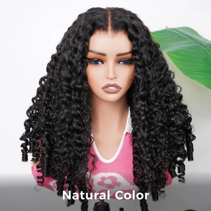 ✨Full Burmese Curly 13x6 Lace Frontal Glueless Wig – Soft, Natural & Ready-to-Wear!✨