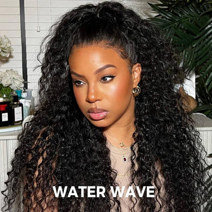 🔥Limited-time offer: 50% off! Pre-cut lace voluminous straight wig, 360° full lace front, glue-free.