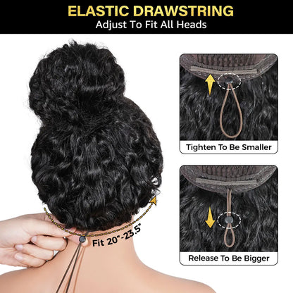 ✨Full Burmese Curly 13x6 Lace Frontal Glueless Wig – Soft, Natural & Ready-to-Wear!✨