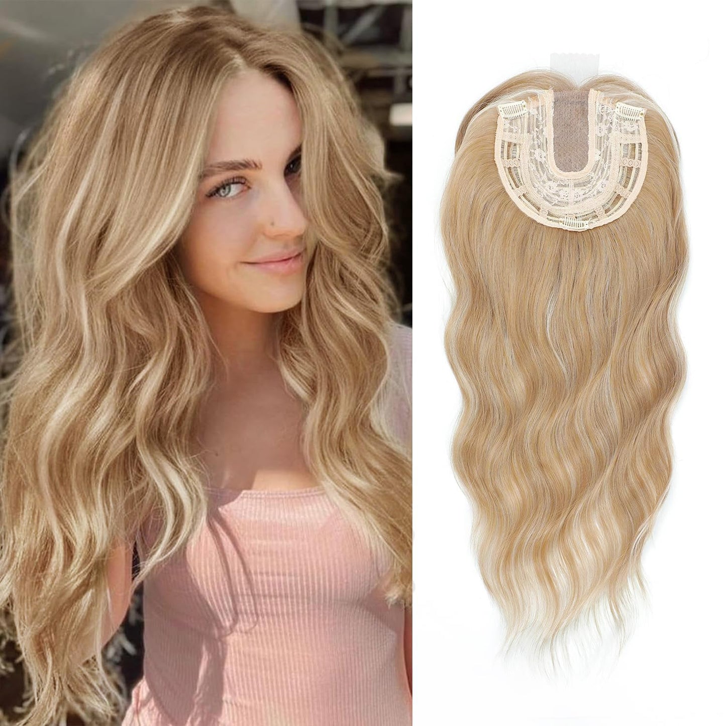 🌟2026 New Lightweight & Breathable Wavy Hair Topper✨