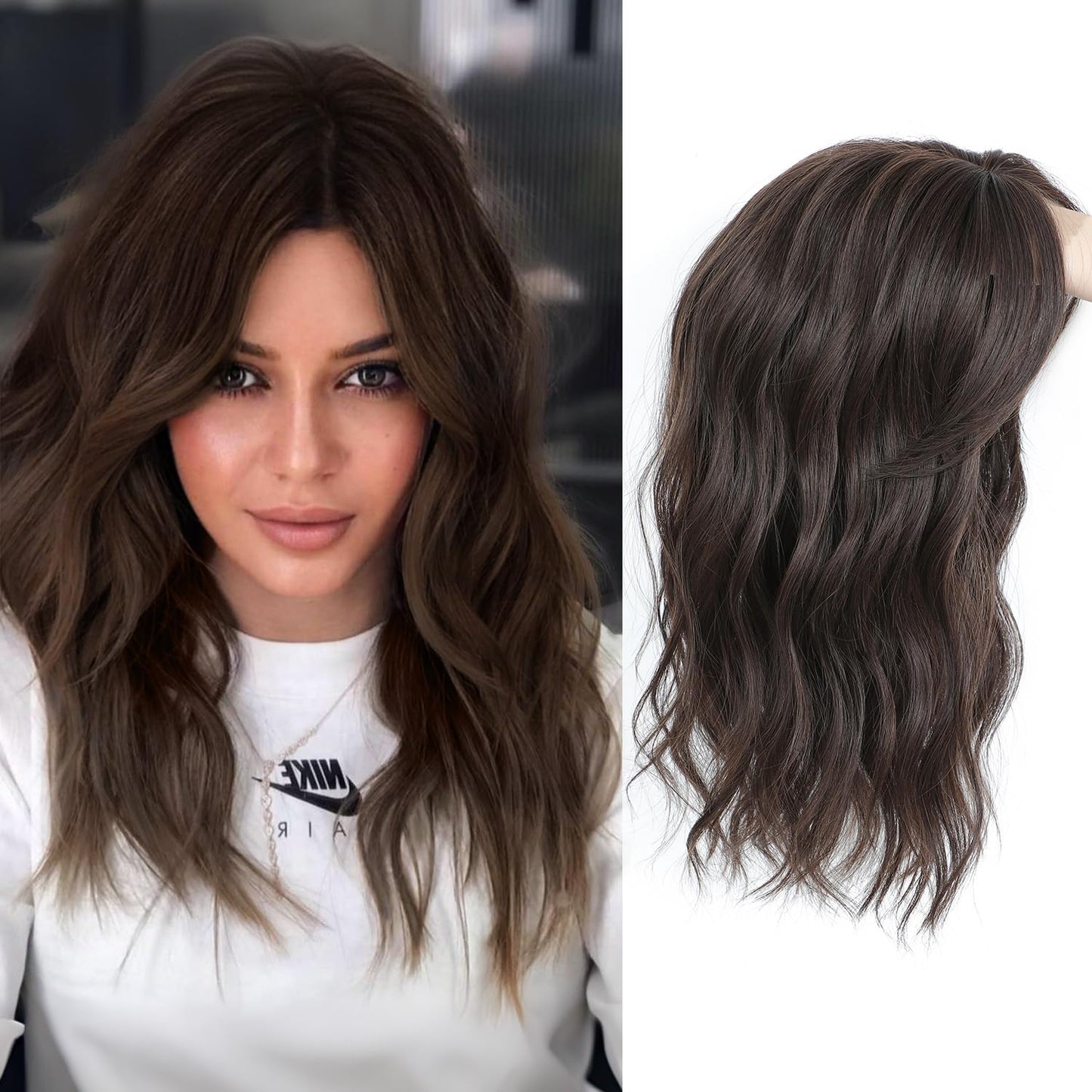 🌟2026 New Lightweight & Breathable Wavy Hair Topper✨