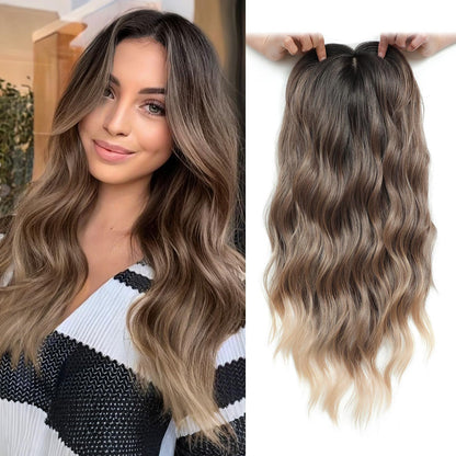 🌟2026 New Lightweight & Breathable Wavy Hair Topper✨