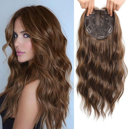 🌟2026 New Lightweight & Breathable Wavy Hair Topper✨