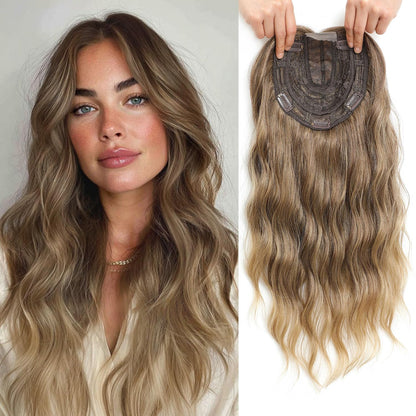 🌟2026 New Lightweight & Breathable Wavy Hair Topper✨