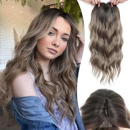 🌟2026 New Lightweight & Breathable Wavy Hair Topper✨