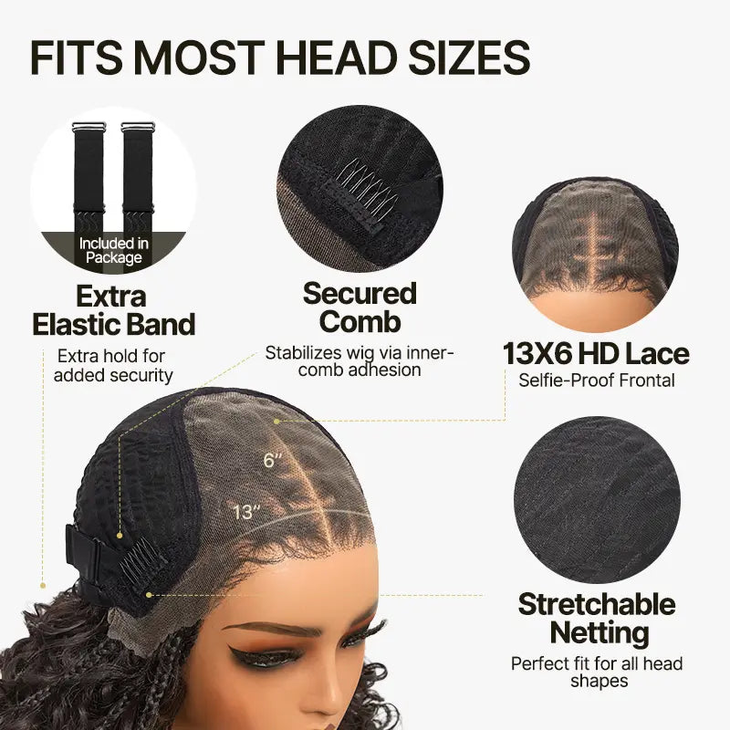 🎉🎉 Hurry! 70% OFF — Only 500 Pieces Available Per Day!  Lace Wig Glueless Wear