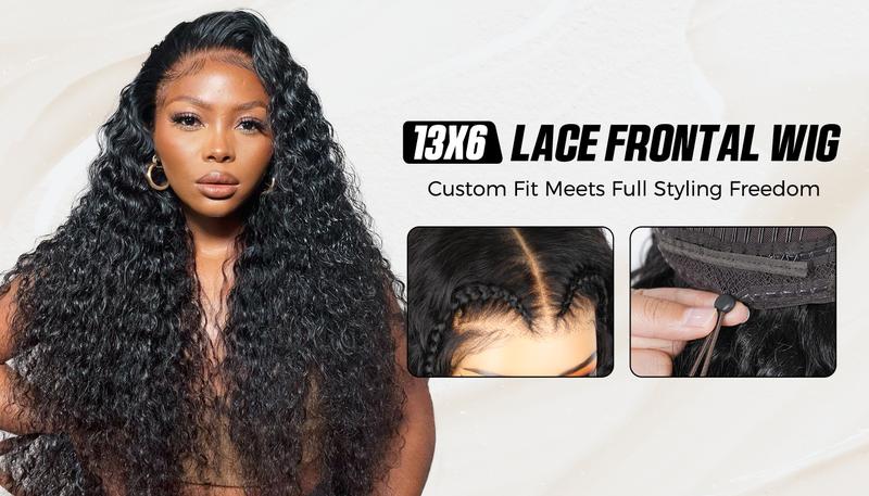 🔥Limited-time offer: 50% off! Pre-cut lace voluminous straight wig, 360° full lace front, glue-free.