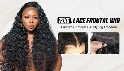 🔥Limited-time offer: 50% off! Pre-cut lace voluminous straight wig, 360° full lace front, glue-free.