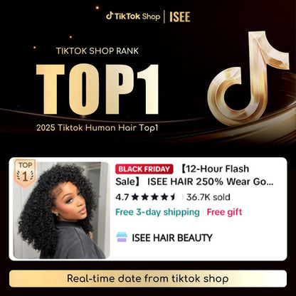 Invisible Hairline Glueless Half Wig – 3-in-1 Kinky Curly Flip Over Wig with Ponytail & Bun Styles – Beginner Friendly Natural Look Wig