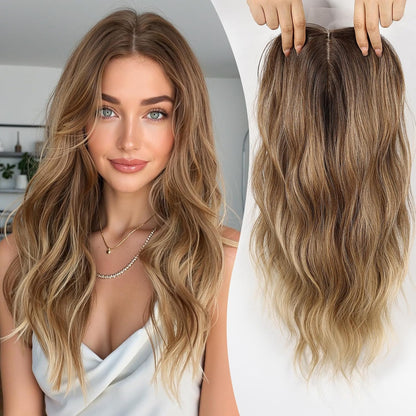 🌟2026 New Lightweight & Breathable Wavy Hair Topper✨