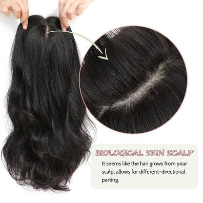 🌟2026 New Lightweight & Breathable Wavy Hair Topper✨