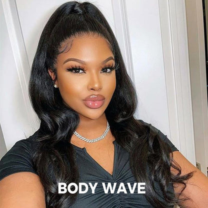 🔥Limited-time offer: 50% off! Pre-cut lace voluminous straight wig, 360° full lace front, glue-free.