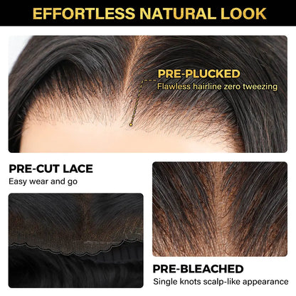 ✨Full Burmese Curly 13x6 Lace Frontal Glueless Wig – Soft, Natural & Ready-to-Wear!✨